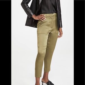 Veronica Beard green Miranda pants